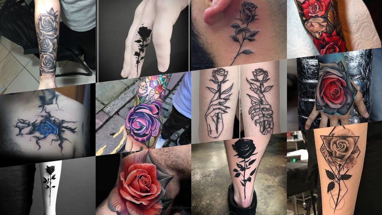 40 Lovely Rose Tattoos and Designs And Ideas For Men And Women