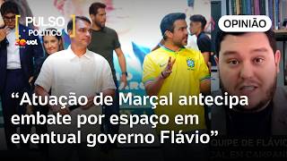 Pablo Marçal na campanha antecipa embate por espaço em eventual governo Flávio | Mano Ferreira