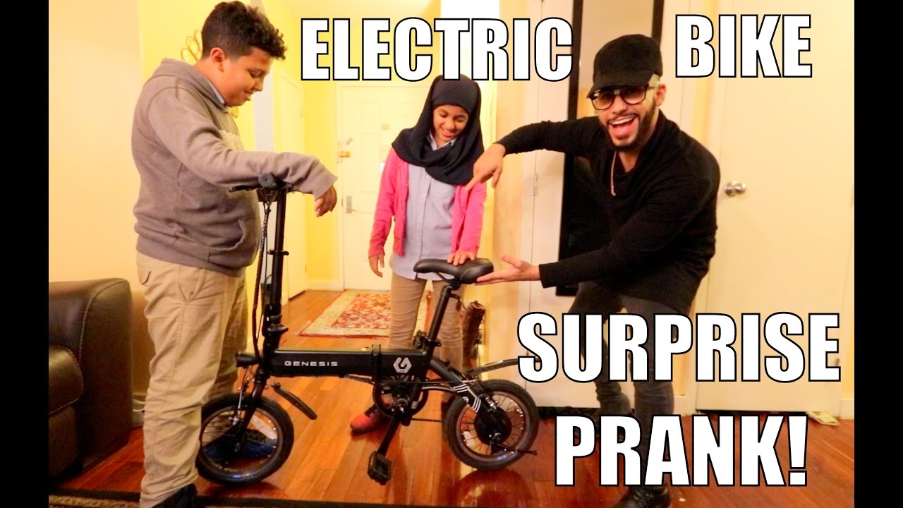 INSANE ELECTRIC BIKE SURPRISE PRANK!! YouTube