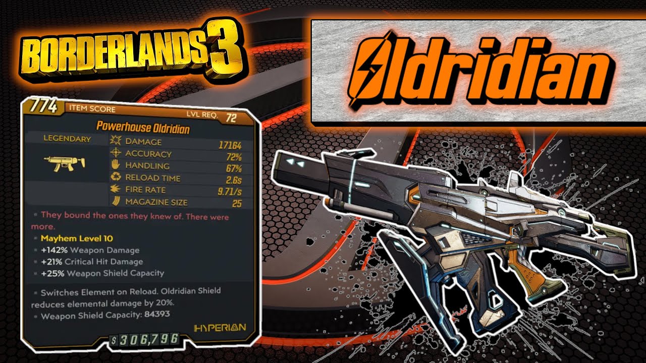 Legendary Item Guide | Oldridian | [Borderlands 3]