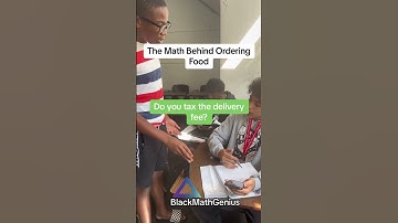 The math behind ordering food! #BlackMathGenius #summercamps #STEM #learnmath #math #MathFun