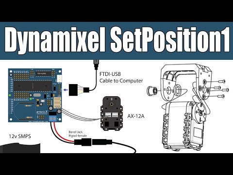 Dynamixel Tutorial 3: How to Set a Position on the AX-12 Motor