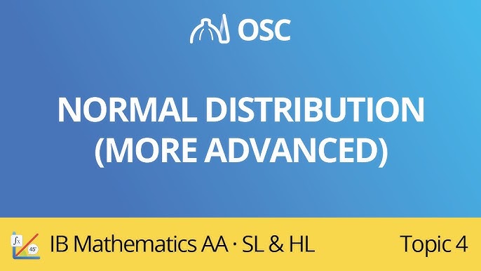 Normal distribution introduction [IB Maths AA SL/HL] 
