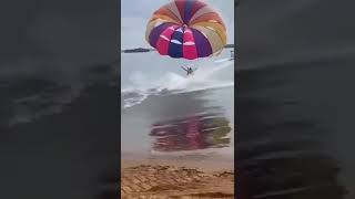 what could go wrong being fat and parasailing?