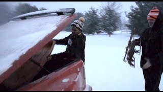 Blizzard Sledding