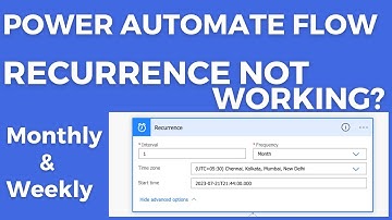 Power automate scheduled flow not running | flow recurrence not working | Scheduled flow issue fixed