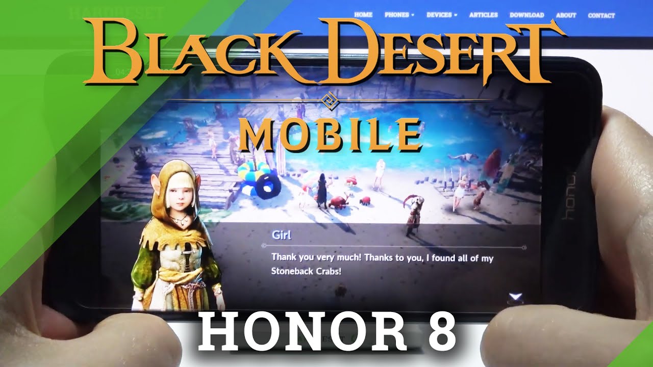 Black Desert Honor 8 Gameplay Fps Review Game Test Youtube