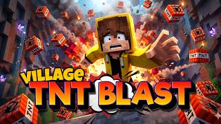 Minecraft village TNT blast stream🔥❤️🔥🧨