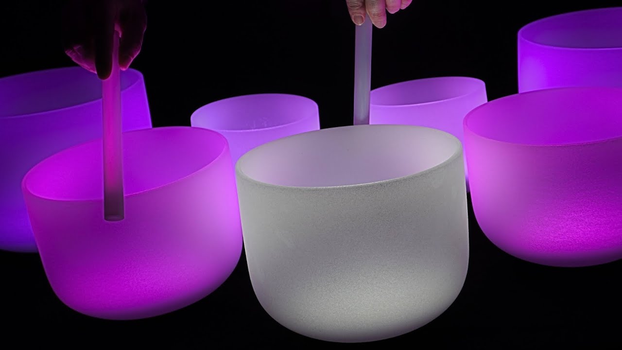 Soothing Crystal Singing Bowls - Healing Sounds - YouTube