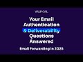 Ask Al 54: Email forwarding in 2025