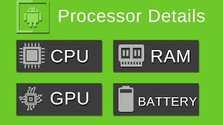 How to Find Out What Processor on Your Android phone or tablet How to Find Out What Processor on Your Android phone or tablet
