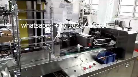 8mm 150units drinking straw packing wrapping machine