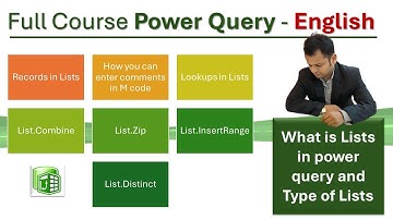 Chapter -6 Full M Code Power Query - Lists