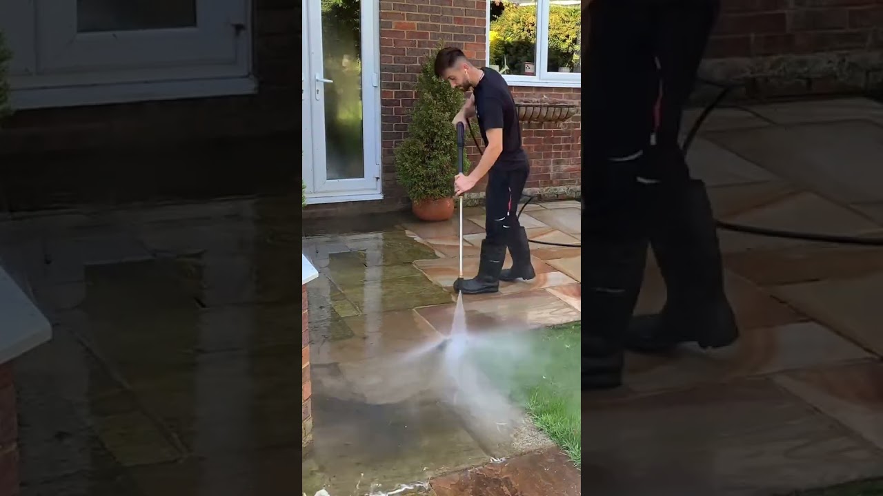 Transforming a Patio: Jet Wash Bliss 🌊✨ | Ultimate Relaxation