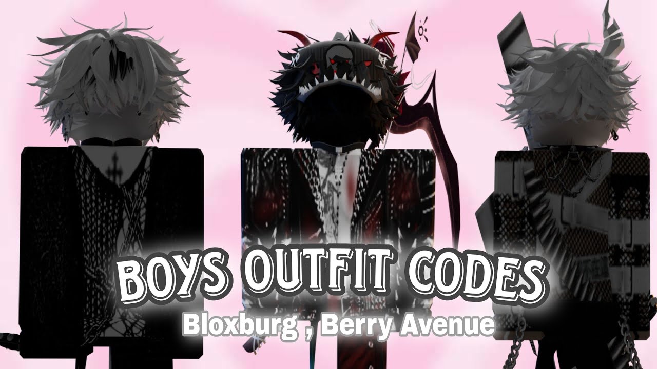 roblox boys emo outfit codes for Bloxburg, berry avenue and hsl. 
