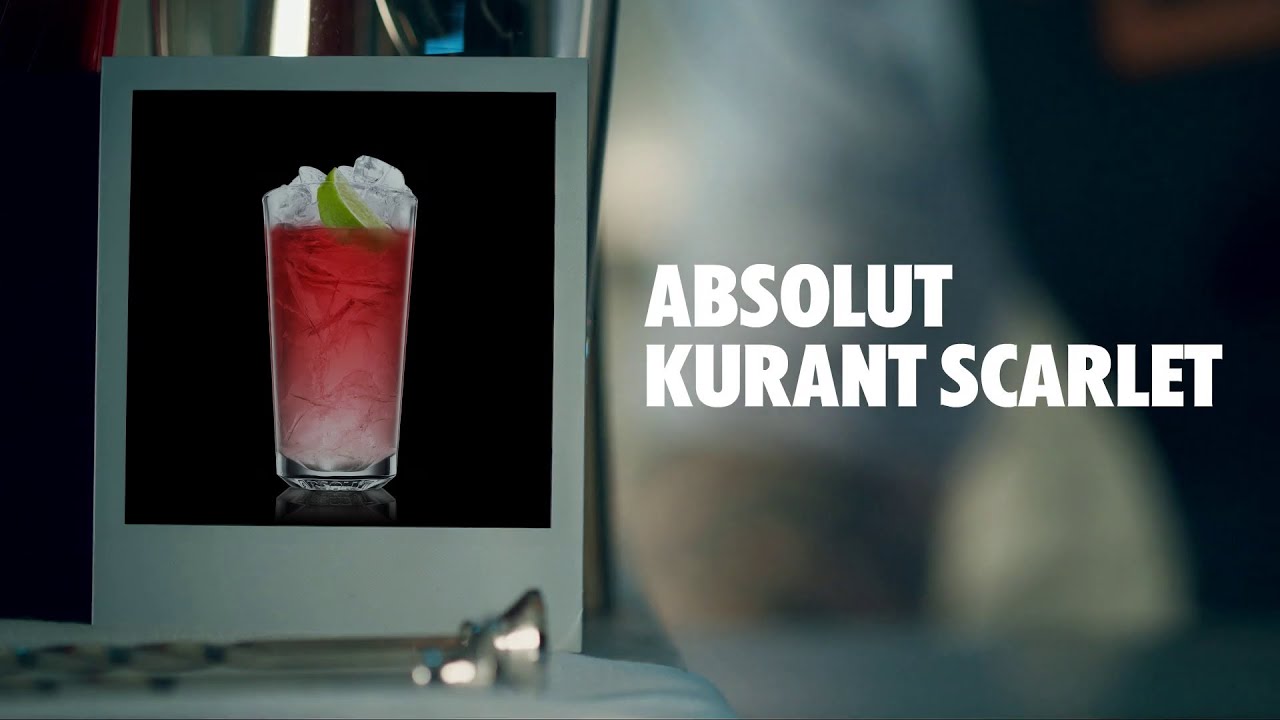 KURANT SCARLET DRINK RECIPE - TO MIX YouTube