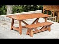 Farmhouse Table With Bench