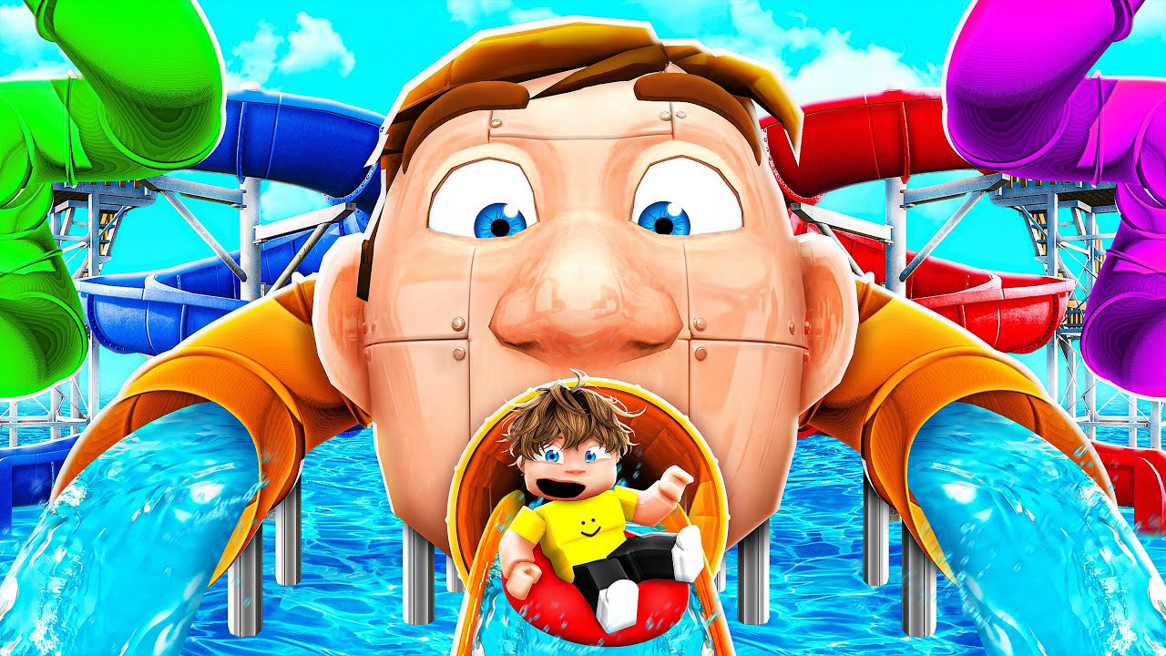 WE OPENED OUR OWN WATERPARK IN ROBLOX..