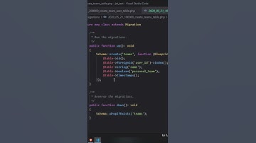 🚀 #Laravel #Tip, Combine Multiple Migrations into One! ⚙️