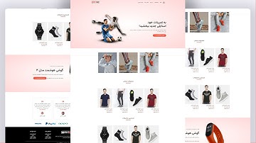آموزش ساخت فروشگاه اینترنتی با HTML و CSS | پروژه عملی طراحی قالب فروشگاهی ریسپانسیو