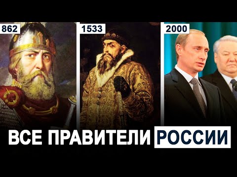 Все правители России за 10 минут: от Рюрика до Путина