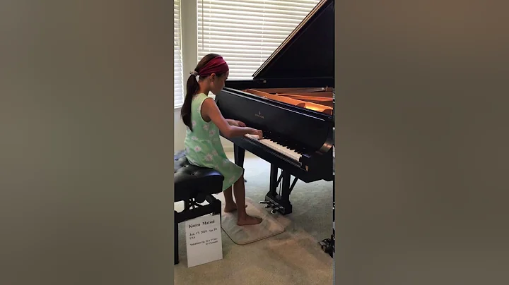 Karen Matsui plays Clementi Sonatina op  36 4 1mvt