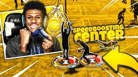 The First Ever LEGEND SPEED BOOSTING CENTER on NBA2K20 (SUPER RARE) BEST Build in NBA 2K20!!