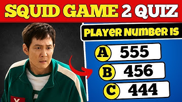 Ultimate Squid Game 2 Quiz 🎲| 🤔How Much Do You Know About Squid Game Season 2 ?