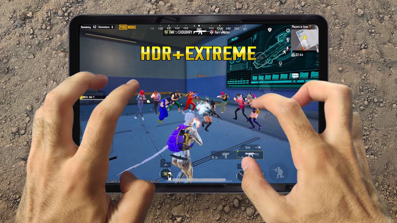 iPad Mini 6 HANDCAM 🔥 HDR+EXTREME ️ Pubg Test 2024/ 4 Fingers claw ...