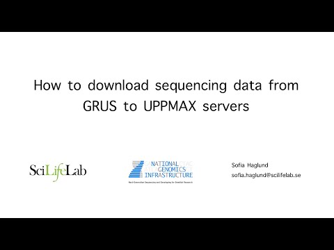 Tutorial: Downloading NGI data to an UPPMAX server (eg. Bianca or Rackham)
