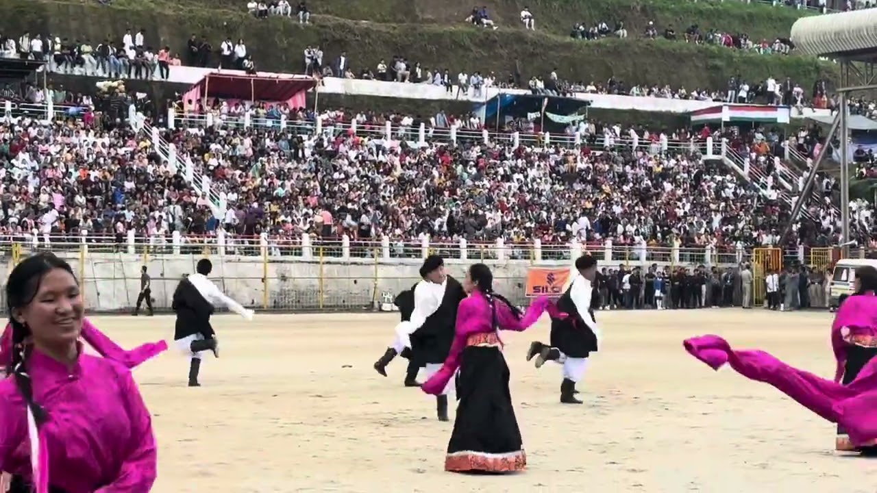 Tibetan circle dance by STS Darjeeling Students