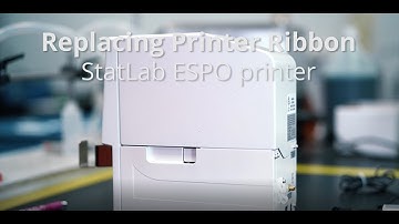 Replacing Printer Ribbon - StatLab ESPO printer