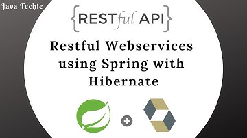 Restful Webservices using Spring with Hibernate | Java Techie