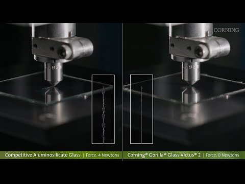 Corning® Gorilla® Glass Victus® 2 Knoop Scratch Test