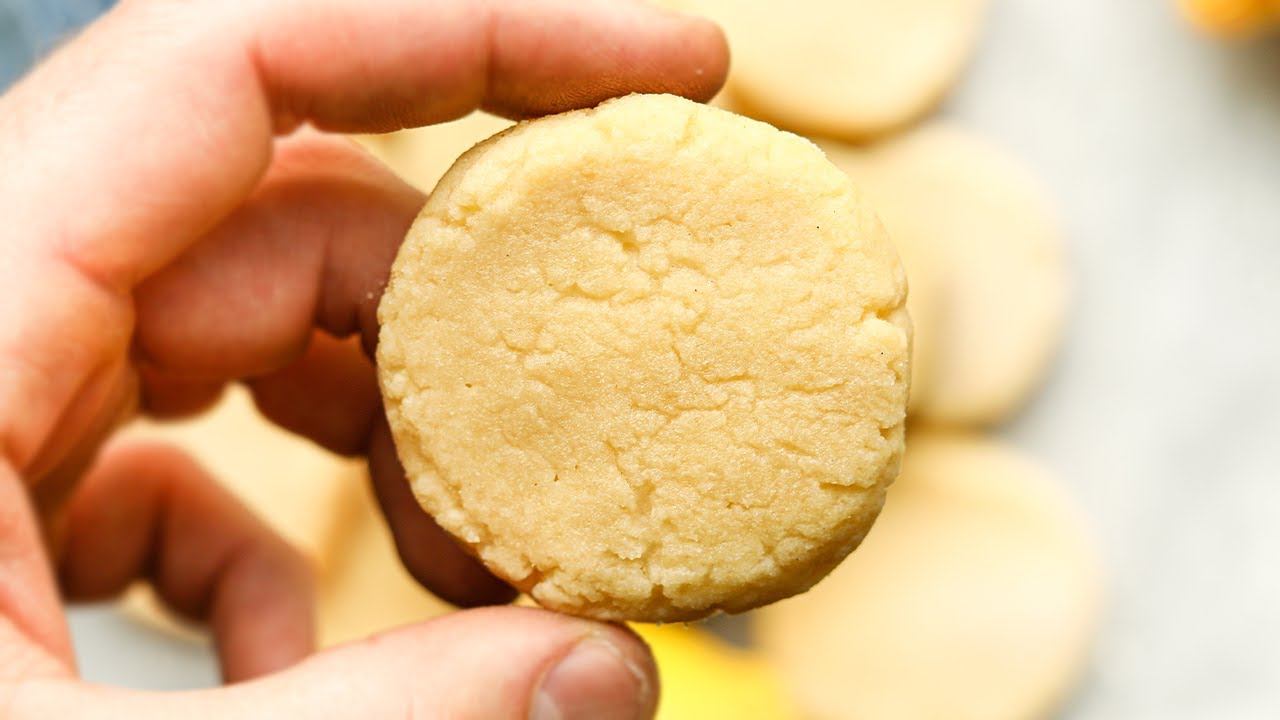 Кето-лимонное печенье, всего 1 г чистого углевода