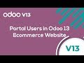 Portal Users in Odoo 13 eCommerce Website