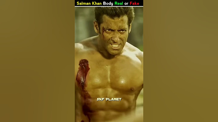 Salman Khan Body Real or Fake ? SKF Planet #shorts