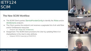 IETF 124: System for Cross-domain Identity Management (SCIM) 2025-11-05 19:30