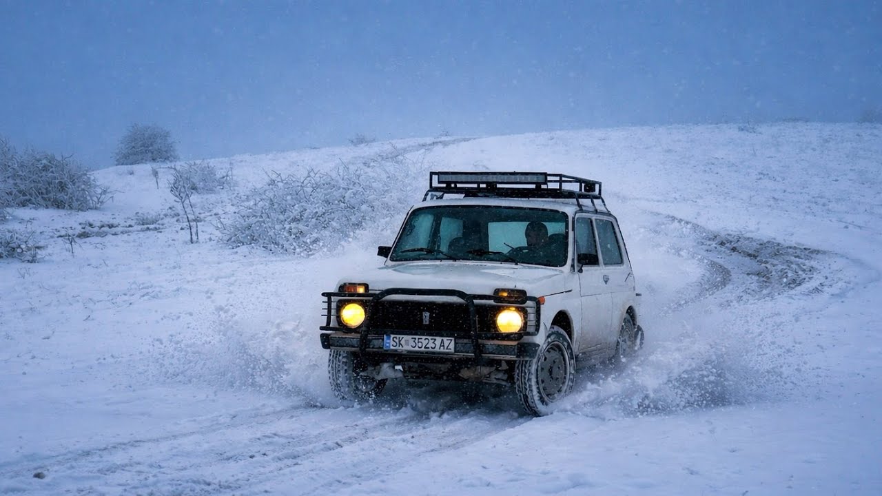 Winter Off-Road Madness | Lada Niva vs Snow!