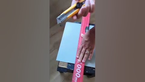 Wall panels in tile concrete look Just click and glue. Installed quickly.