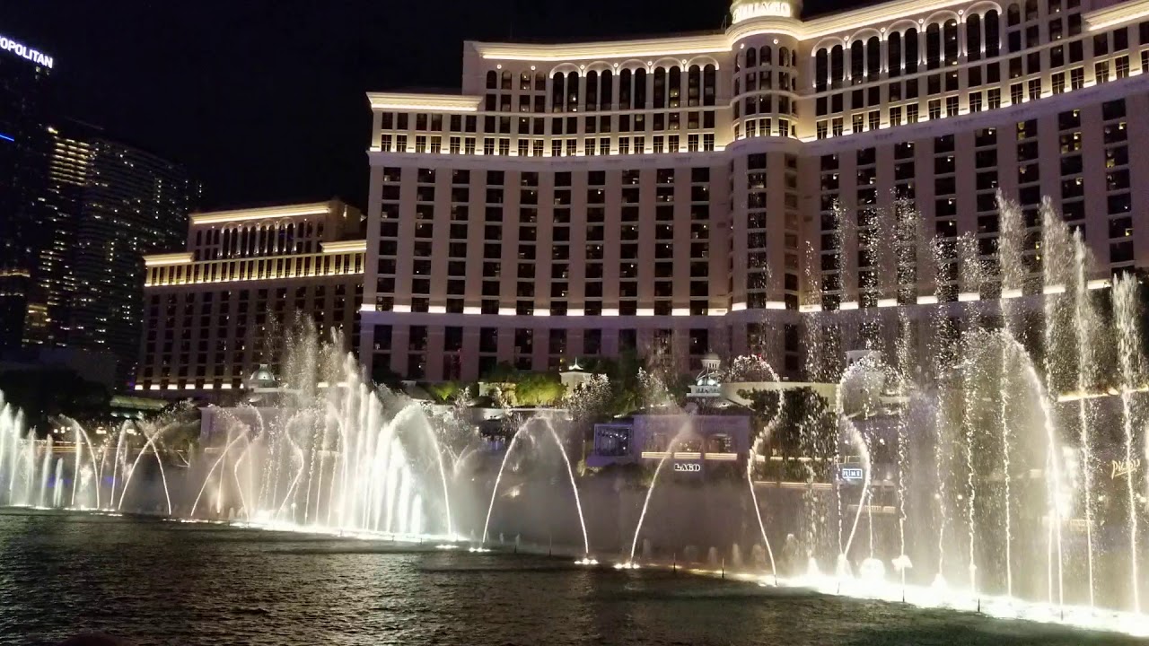 Las Vegas ,fountain show ( Belagio hotel).