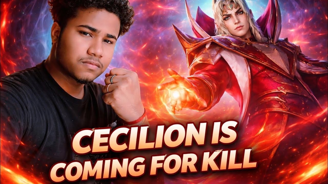 CECILION IS COMING FOR KILL#mobilelegends#GAMEPLAY#cecelion#NONEDITGAMEPLAY#GAME#divineplayverse#omg
