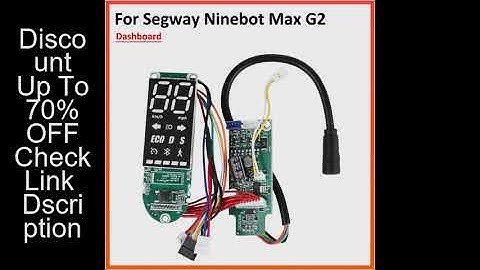 Dashboard For Segway Ninebot Max G2 Electric Scooter Accessories LED Display Screen PCB Board Replac