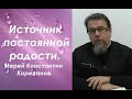 Главная проблема и главное утешение человека. Иерей Константин Корепанов.