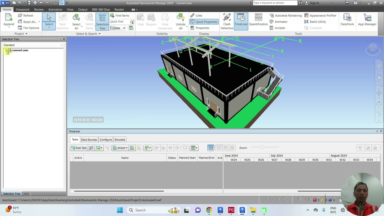 Integration Primavera P6 and 3D BIM Navisworks