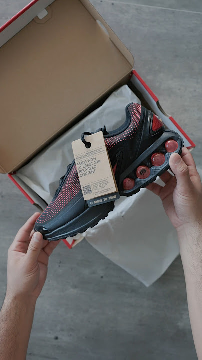 Unbox the Nike Air Max DN Essential ‘Black/Bright Crimson’ with me. #everythingairmax #airmaxday