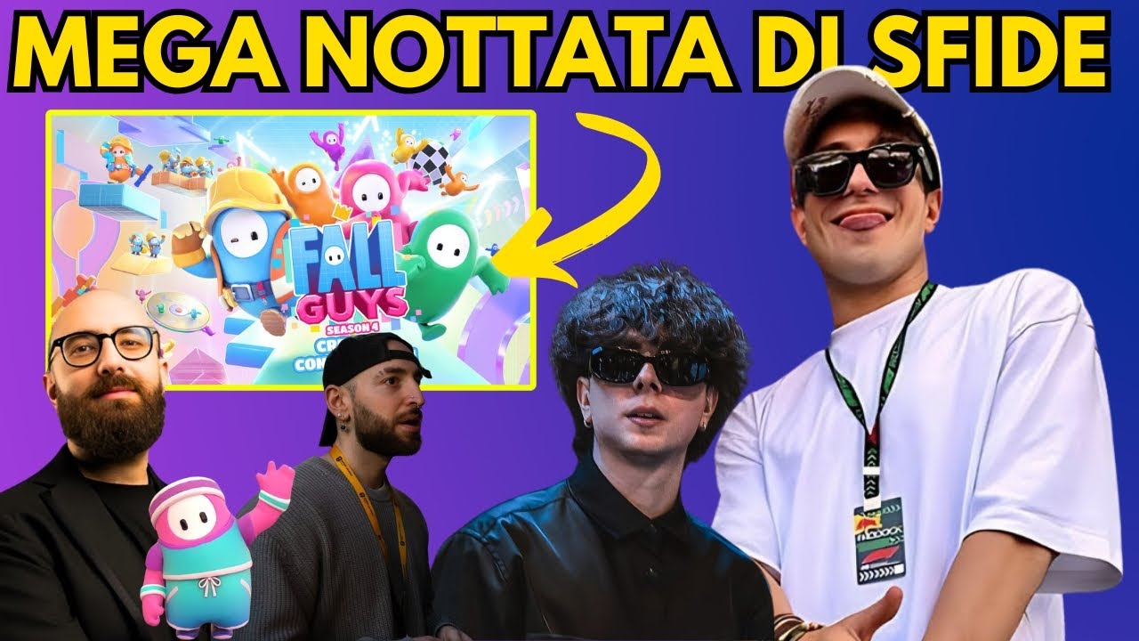 BLUR MANUUXO MARZA E PESH - MEGA NOTTATA VIDEOGIOCHISTICA TRA GOLF BILIARDO FALL GUYS