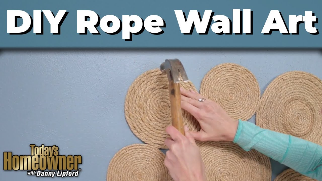 DIY Rope Wall Art 