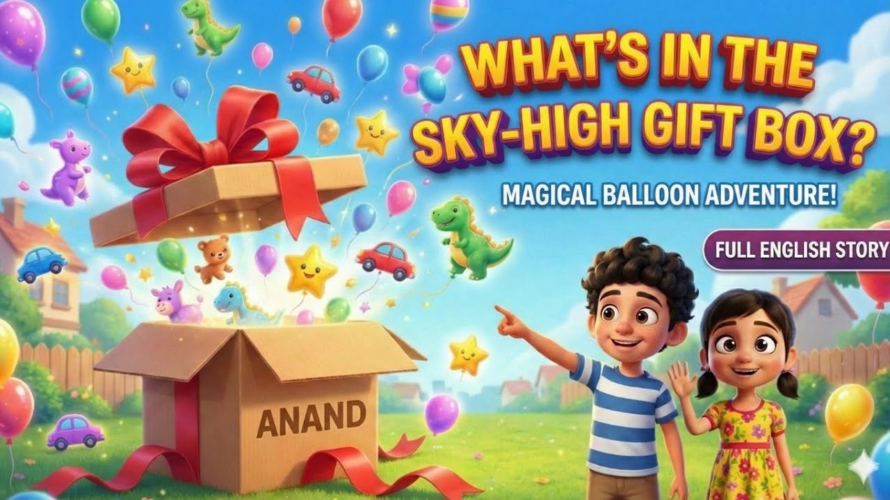 Whats In The Sky High Gift Box 🎁 Magic Box Mystery || Chitti Robo Kahaniya