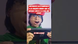 NINTENDEROS VIENDO QUE LA SWITCH 2 LA TIENE MÁS GRANDE 🗣️🗣️ #nintendo #nintendoswitch2 #videojuegos